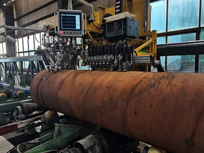 螺旋焊管在線超聲波自動(dòng)探傷設(shè)備